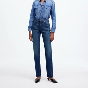 Madewell 90s Straight Mid Rise Jeans